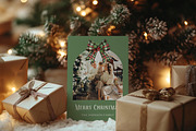 Modern Family Photo Christmas Card, a Card Template by LucaTheme (Thumbnail 6 of 8)