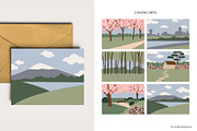 Blossom | Women in nature scenes, a Seasonal Illustration by LyubovZaytseva (Thumbnail 14 of 19)