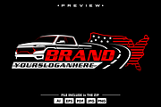 picup logo template, an Object Graphic by TFamz (Thumbnail 1 of 3)