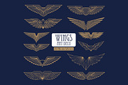 Art Deco 26 Wings, a Decorative Illustration by Stanislav Kharchevskyi (Thumbnail 1 of 3)