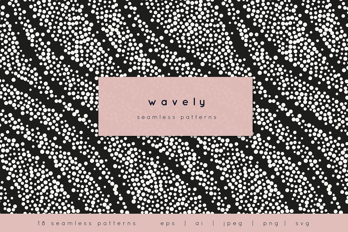 Wavely. Seamless Pattern Set, a Pattern Graphic by Curly_Pat (Photo 1 of 6)
