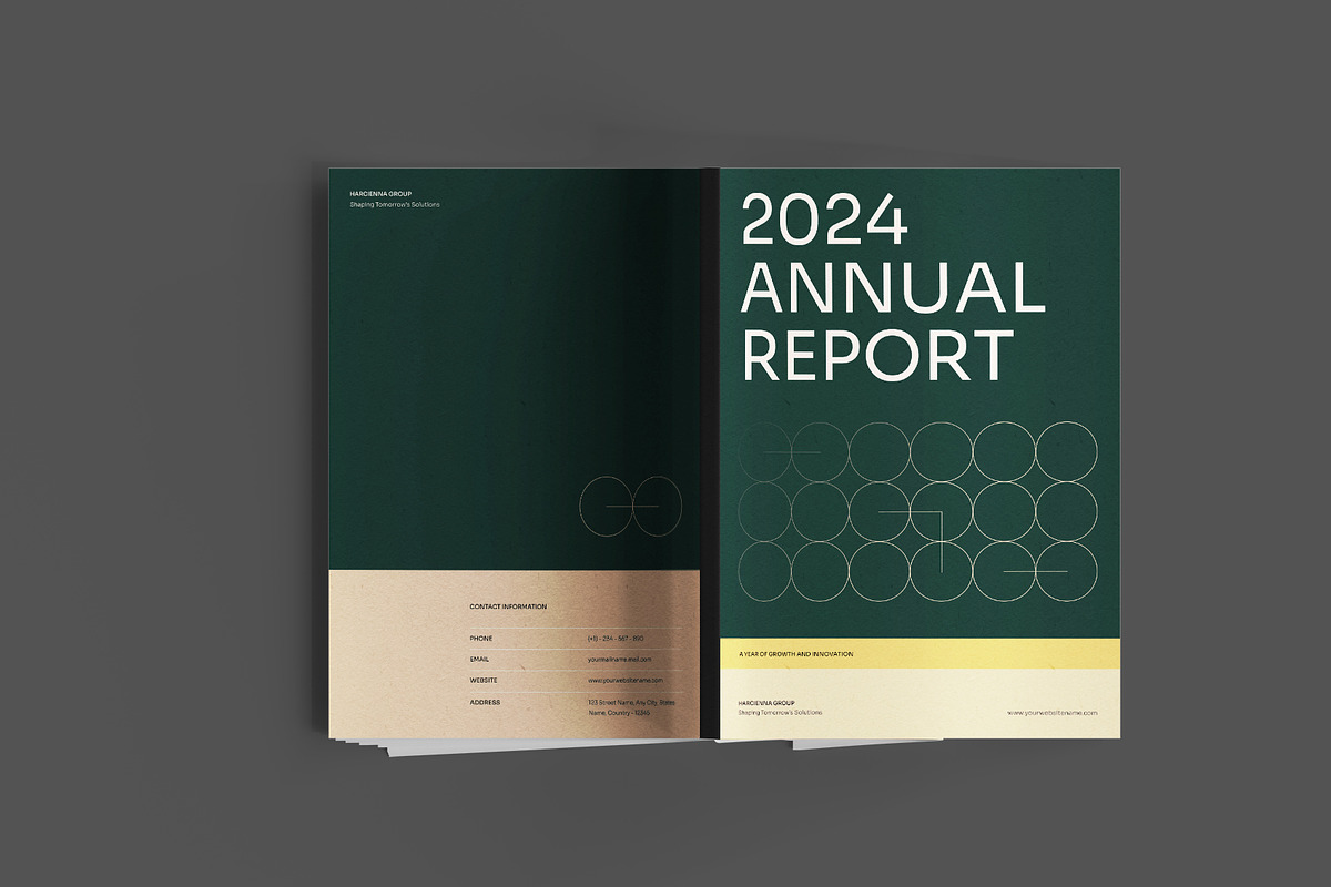 Annual Report, a Brochure Template by Neermana (Photo 10 of 10)