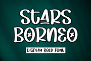 Stars Borneo, a Blackletter Font by Letterafa Studio (Thumbnail 1 of 6)