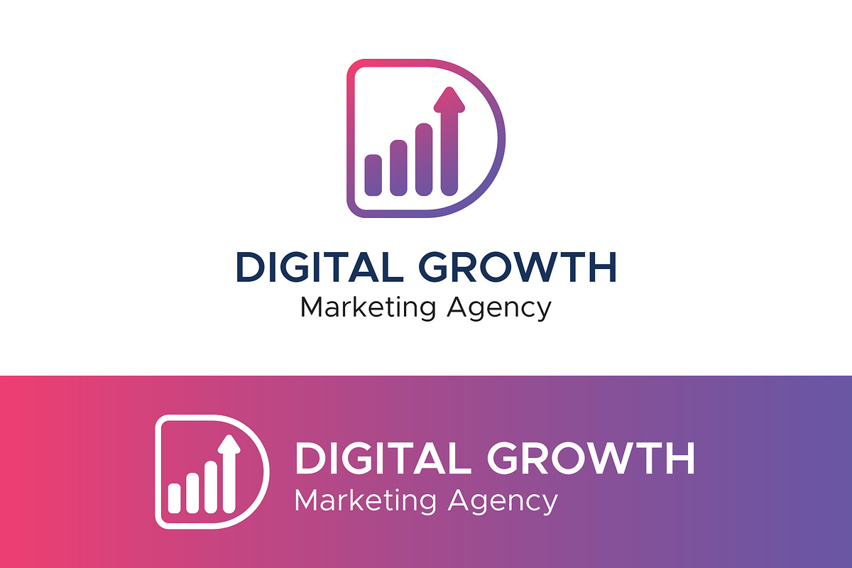 Digital Analytics Letter D logo, a Branding & Logo Template by Design Box (Photo 1 of 2)