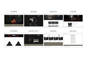 Musician Website For Squarespace