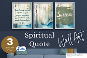 Spiritual Positive Quote Print Wall, a Poster Template by MagicLove Creations (Thumbnail 1 of 10)