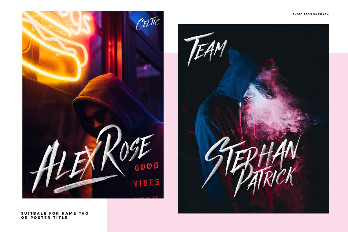 Beast SVG font & Graphics Pack preview 5