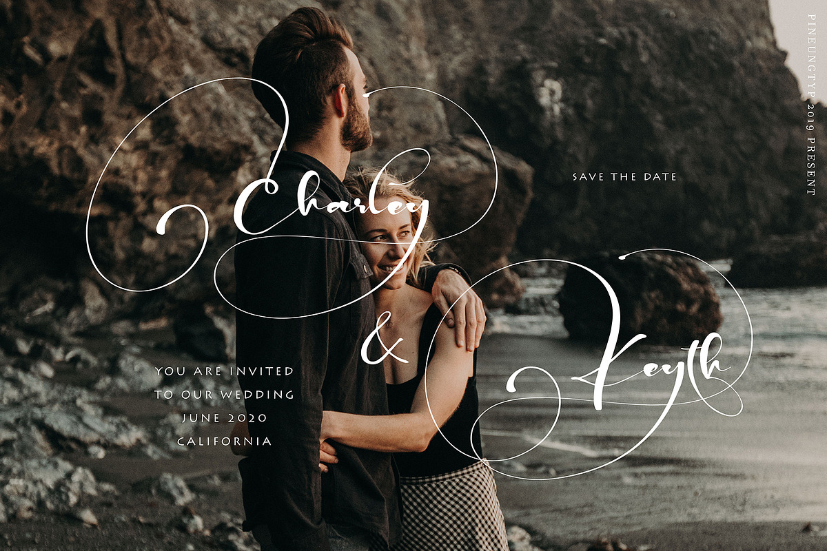 Hanty Kagote, a Script Font by pineungtype (Photo 9 of 10)
