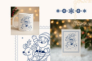Christmas Clipart for Cards & Prints, a Person Illustration by SvetaGallery (Thumbnail 4 of 4)