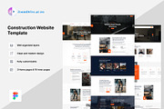 BuilderZone - Website Figma Design, a Websites & App Template by ZoomDrive (Thumbnail 1 of 8)