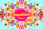 Sunshine - Retro Summer Cut-Outs, an Object Graphic by Studio 2am (Thumbnail 1 of 11)
