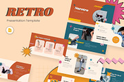 Nuretro-Retro Google Slides Template, a Presentation Template by Premast (Thumbnail 1 of 3)