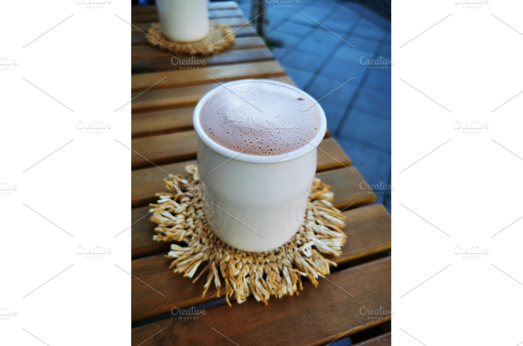 Freshly brewed specialty cocoa in, a Food & Drink Photo by sceptical cactus