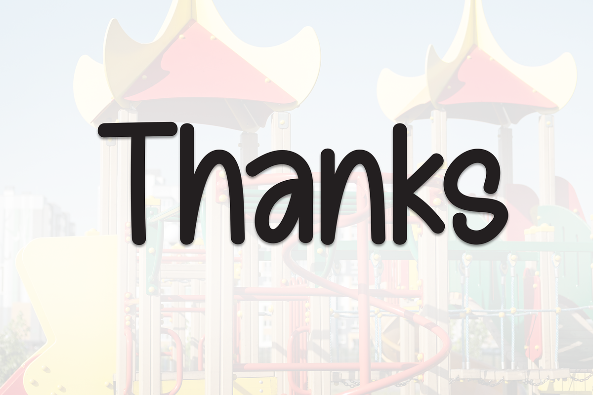 Childern Playground | Script Font, a Script Font by Scratchones (Photo 8 of 8)