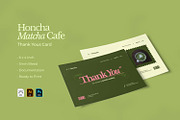 Honcha - Thank You Card, a Card Template by VUNIRA (Thumbnail 1 of 3)