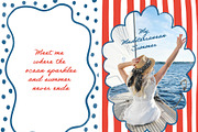 Riviera Summer Illustration & Frames, a Seasonal Illustration by Essentially Nomadic (Thumbnail 2 of 10)