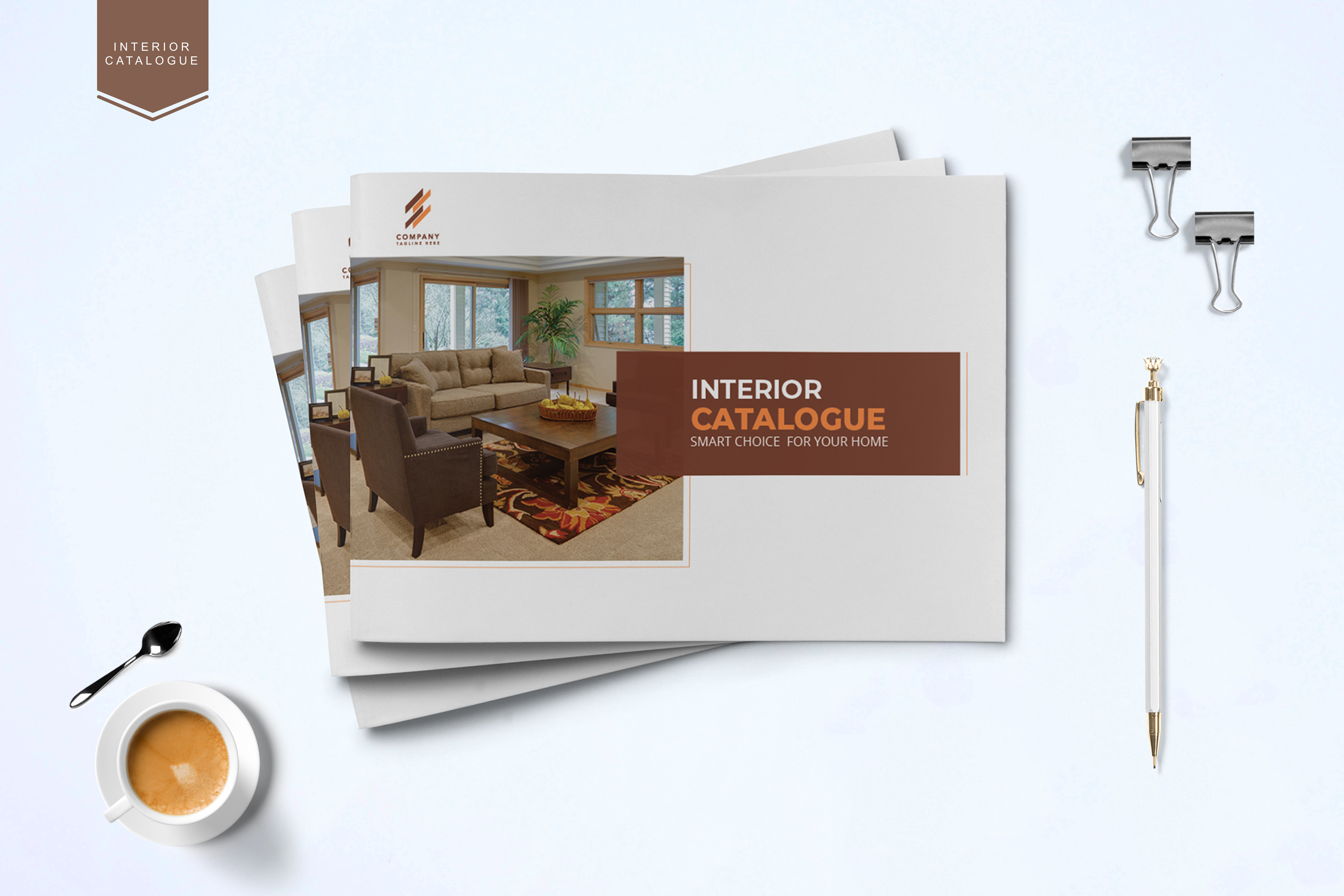 Interior Catalogue Template, a Brochure Template by UnicodeID