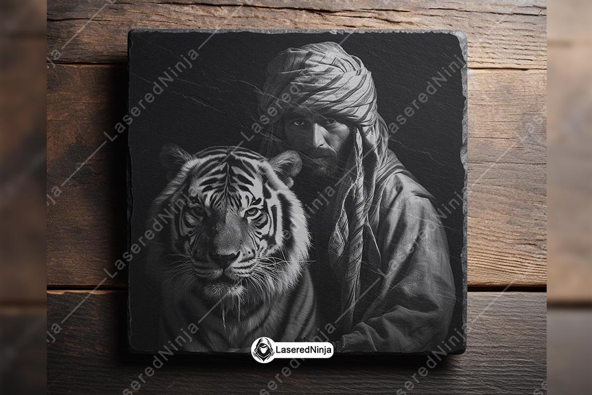 Arab Man Tiger Arab Muslim Pet Cat, a Background Graphic by LaseredNinja (Photo 2 of 7)