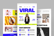 Marketing Agency Landing Page, a Landing Page Template by ContestDesign (Thumbnail 1 of 7)