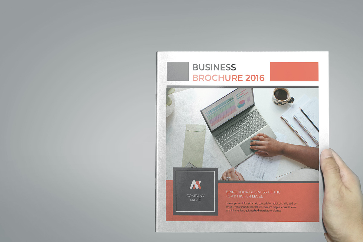 Corporate Square Bifold Brochure, a Brochure Template by Template Shop (Photo 4 of 10)