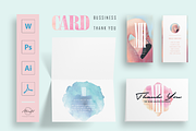 Flamingo Pack Card Template, a Business Card Template by MH Design Template (Thumbnail 1 of 6)