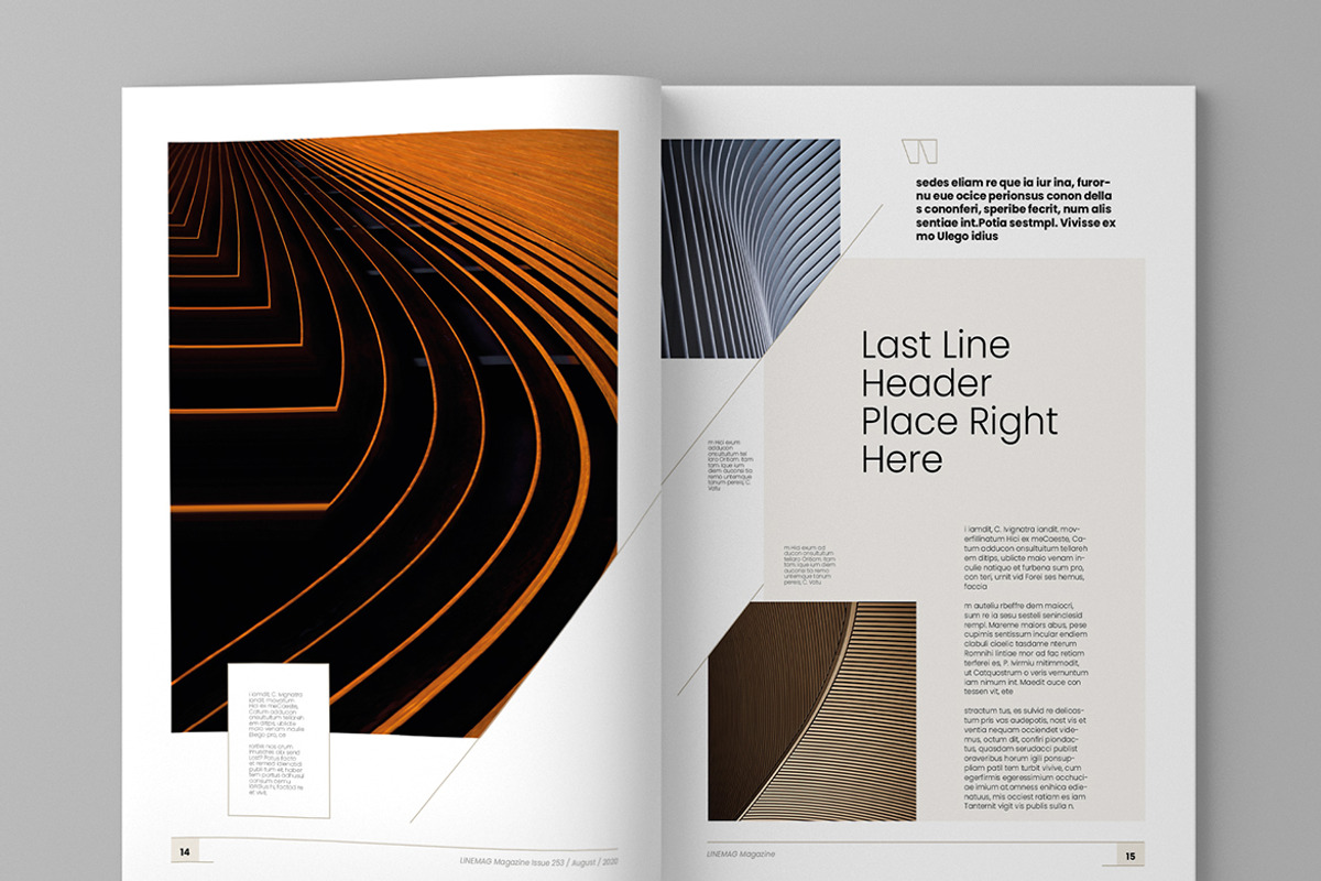 Linemag - Magazine Template, a Magazine Template by inspirasign