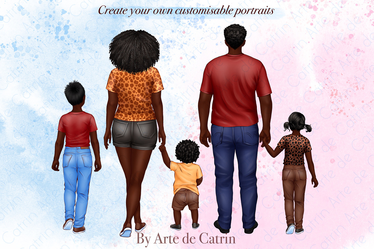 Our Huge Family Clipart, Parents, a Person Illustration by ArtedeCatrin (Photo 6 of 10)