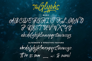 Prayerd - Brush Calligraphy Font