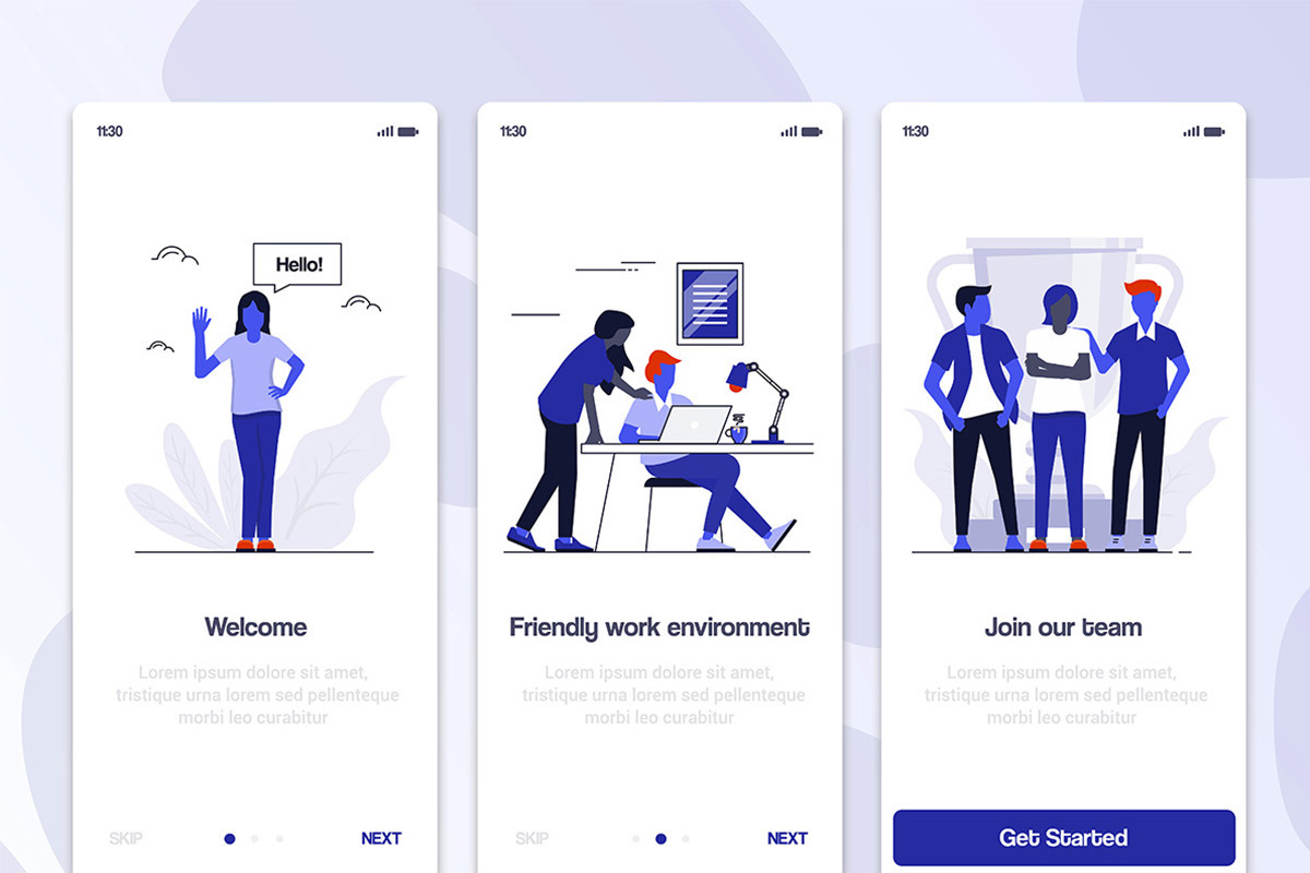 15 Onboarding Screens for App, a Templates & Theme by Creative Graphics (Photo 9 of 9)