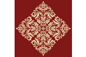 Classic Vector Fine Pattern With, a Pattern Graphic by FineArtStudio