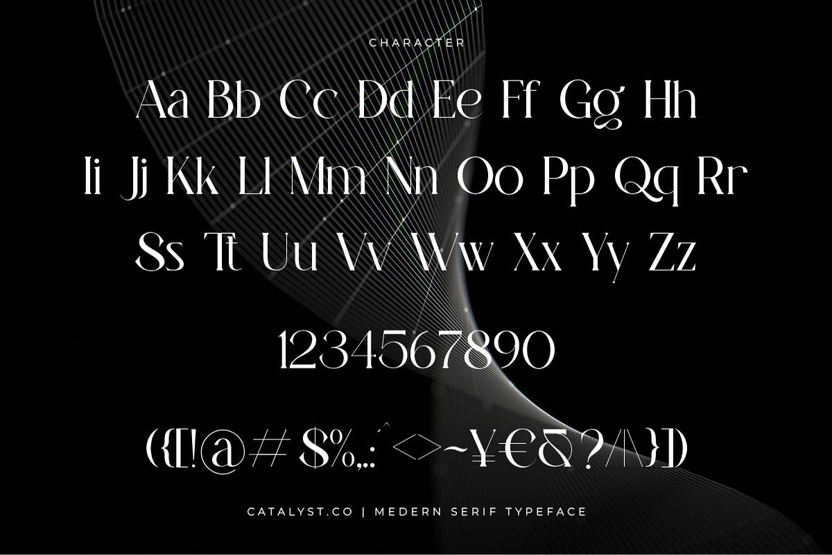 Lawsin Modern Serif Typeface Font, a Serif Font by catalystco.studio (Photo 2 of 11)