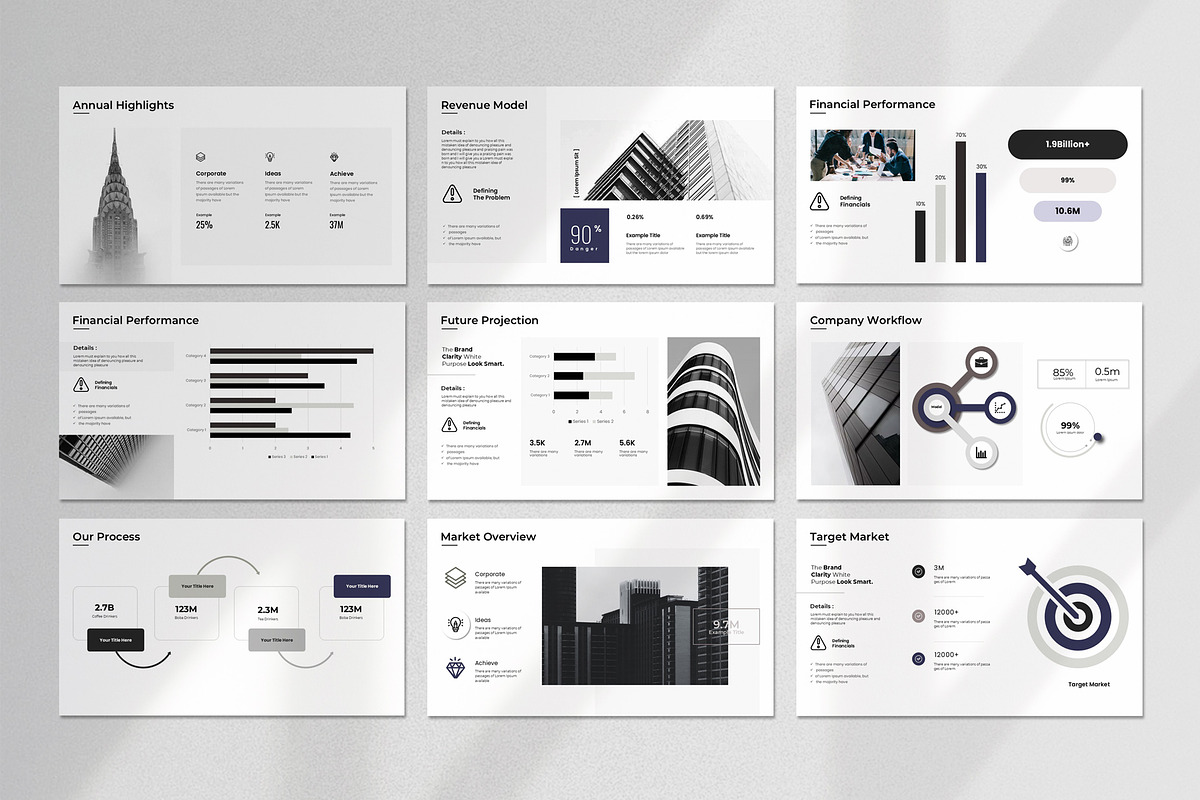 Minimal Presentation Template, a Presentation Template by Aura Agency (Photo 8 of 11)