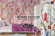 Summer flowers repeat pattern design, a Pattern Graphic by VOVU Studio (Thumbnail 7 of 10)