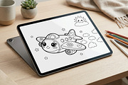 80 Plane Coloring Pages for Kids, a Transportation Illustration by ikarifq shop (Thumbnail 4 of 5)