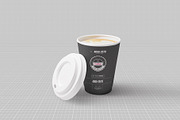 Coffe Paper Cups Mock-up 4, a Cups & Container Mockup by Nevada63 (Thumbnail 4 of 4)