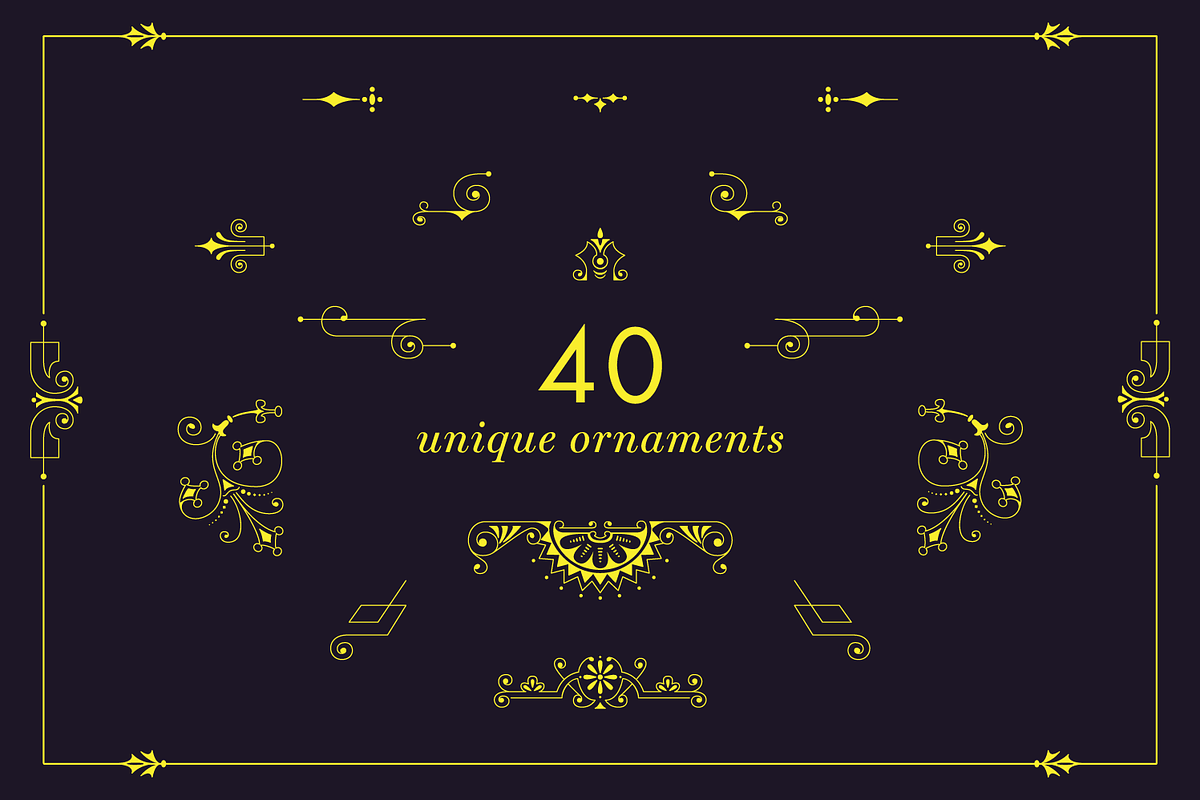 Decorative Vector Ornaments 3, a Decorative Illustration by digiful (Photo 5 of 5)