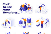 20 Digital Business Illustrations, a Person Illustration by Andrew Kras Design (Thumbnail 2 of 2)