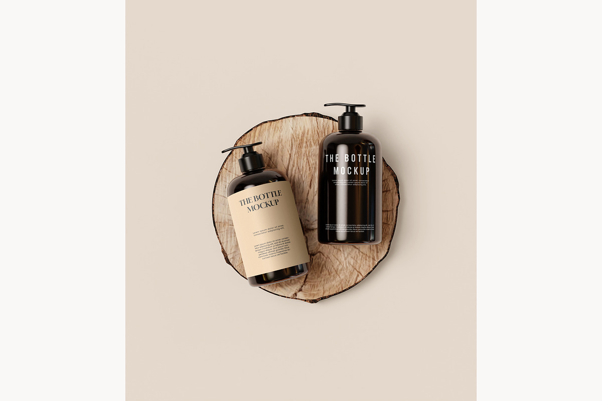 Bottle pump mockup, a Packaging Mockup by mockupocka (Photo 5 of 12)