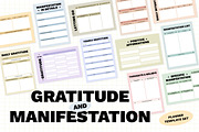 Gratitude & Manifestation Planners, a Stationery Template by Artflorara (Thumbnail 1 of 10)