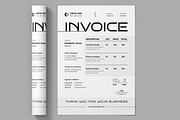 Elegant Black Professional Invoice, a Stationery Template by ContestDesign (Thumbnail 2 of 2)