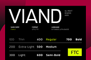 Viand — A Versatile Sans with Flavor, a Sans Serif Font by Fridaytype (Thumbnail 10 of 15)
