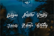 Rosedina Scripts - Beauty font, a Script Font by SHEILLA (Thumbnail 2 of 6)