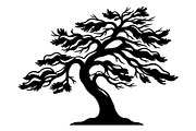 Windblown Tree Silhouette, an Object Graphic by Gfx_Store (Thumbnail 3 of 16)