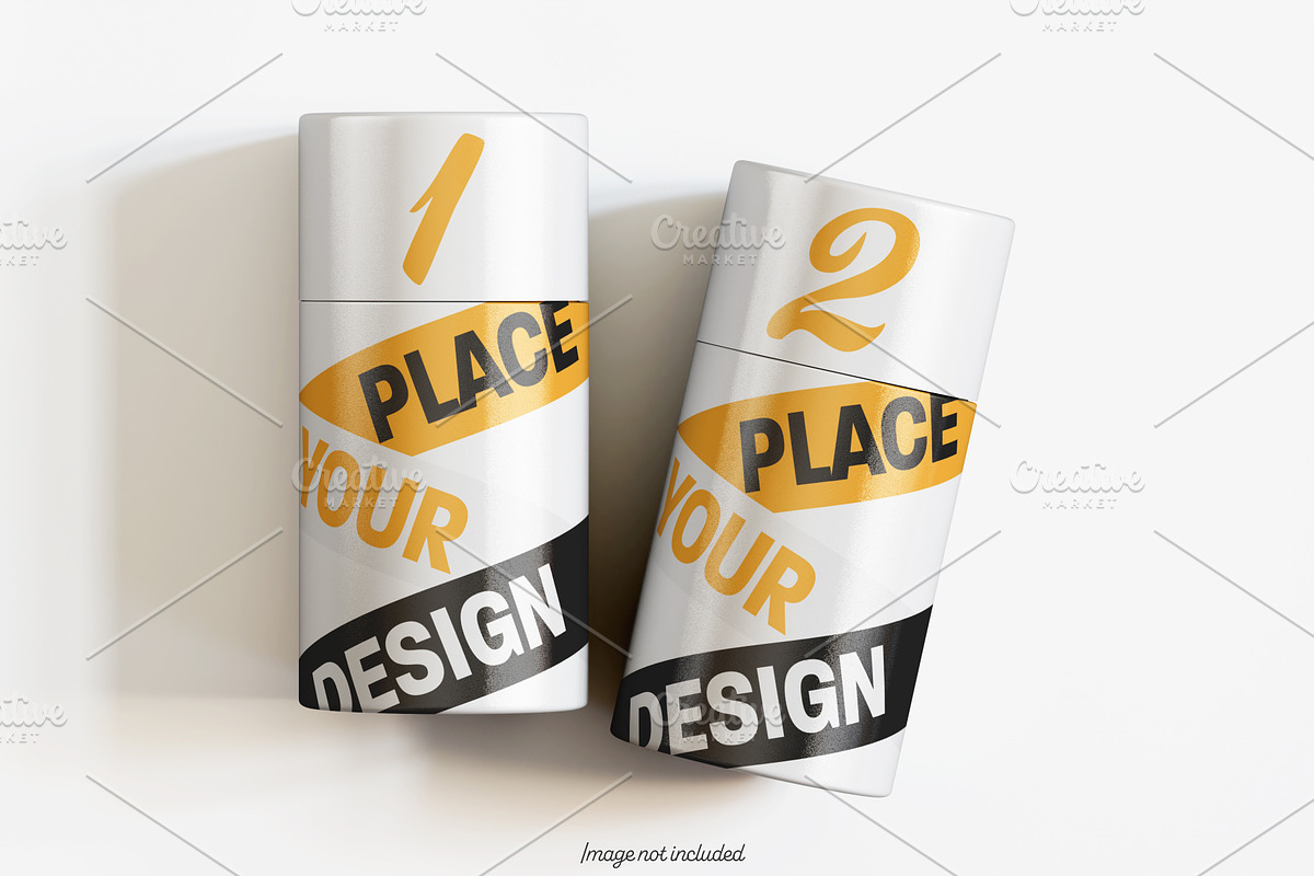 Paper tube mockup bundles V1, a Packaging Mockup by Ambo Ampeng (Photo 24 of 26)