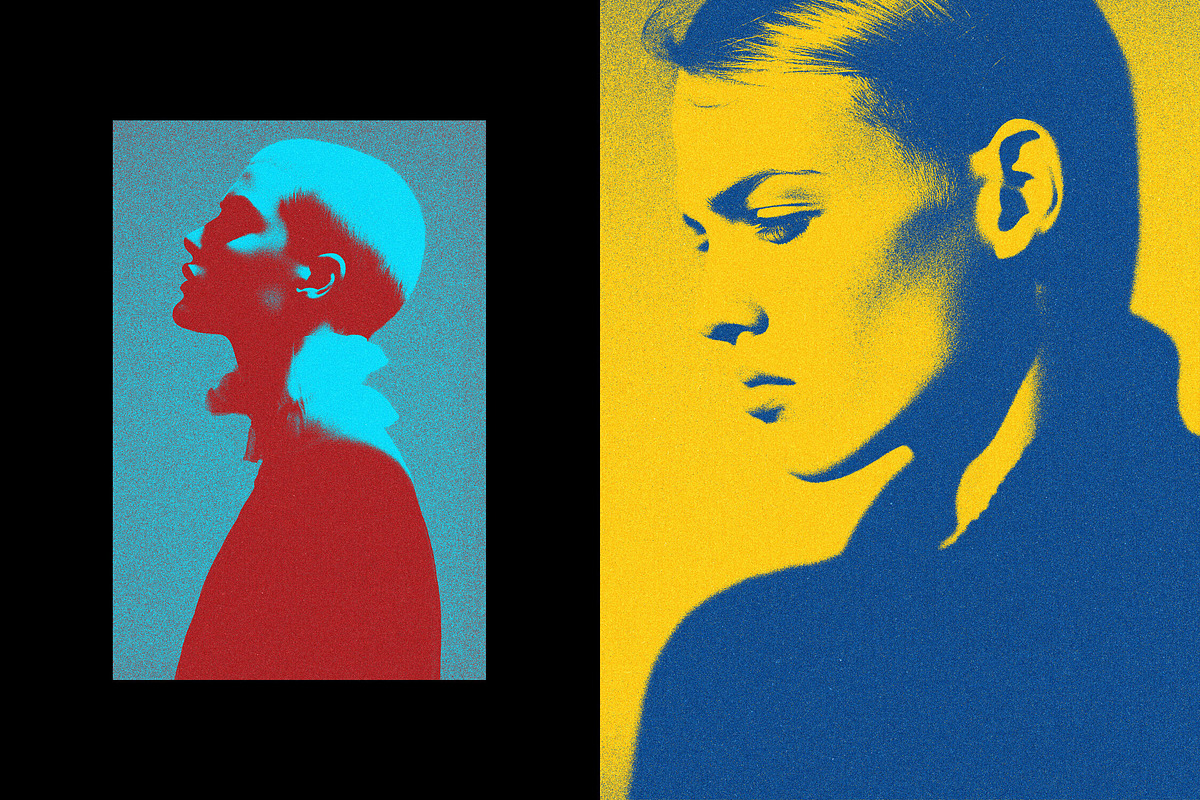 Duotone Grainy Photo Effect, a Brushes & More by Design Squad (Photo 4 of 6)
