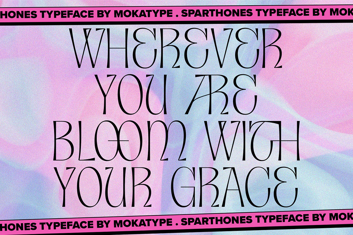 Sparthones - Authentic Display, a Font by Mokatype Studio (Photo 6 of 10)