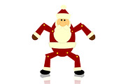 80% OFF - Dancing Santa Claus, an Illustration by Illustrations & Templates (Thumbnail 4 of 7)