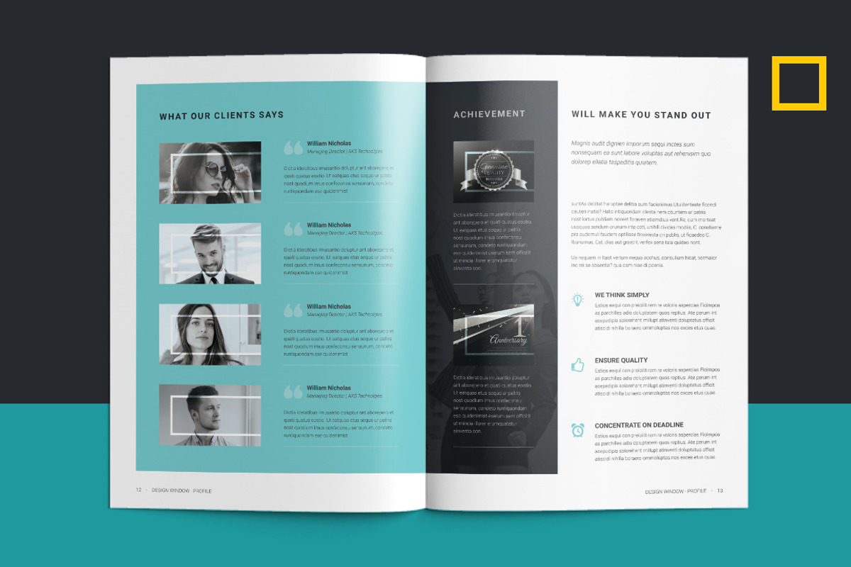 Business Profile, a Stationery Template by DesignJanala (Photo 7 of 11)