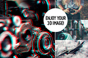 Quick 3D Anaglyph Effect, a Layer Style Add-On by Evlogiev Studio (Thumbnail 4 of 4)