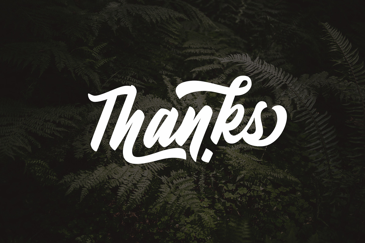 Fineberg | Script Font preview 8